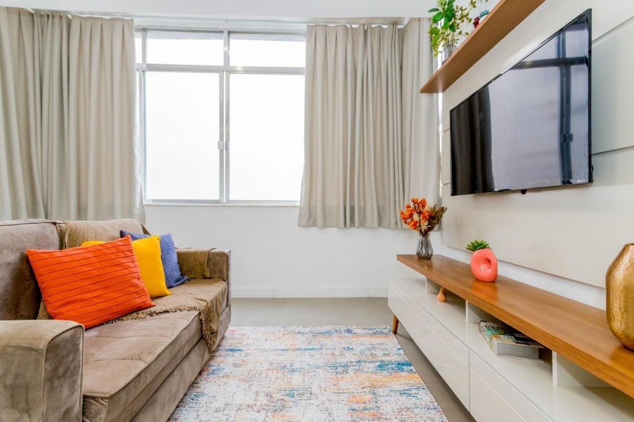 Relax Em Copacabana, Quarto E Sala, 150 Mt Da Praia, Cozinha, Maq De Lavar Roupa E Ar ริโอเดจาเนโร ภายนอก รูปภาพ