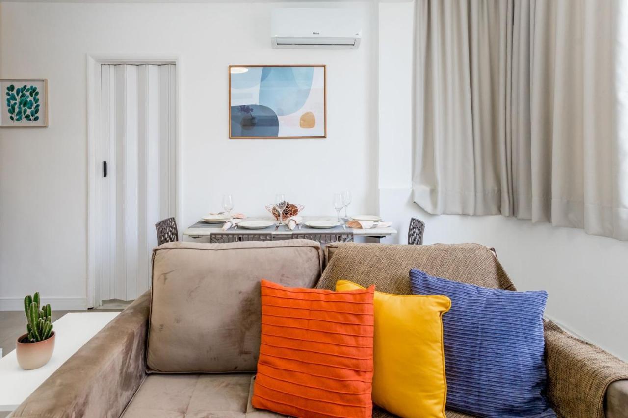 Relax Em Copacabana, Quarto E Sala, 150 Mt Da Praia, Cozinha, Maq De Lavar Roupa E Ar ริโอเดจาเนโร ภายนอก รูปภาพ