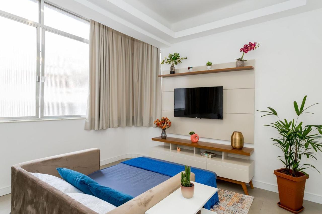 Relax Em Copacabana, Quarto E Sala, 150 Mt Da Praia, Cozinha, Maq De Lavar Roupa E Ar ริโอเดจาเนโร ภายนอก รูปภาพ