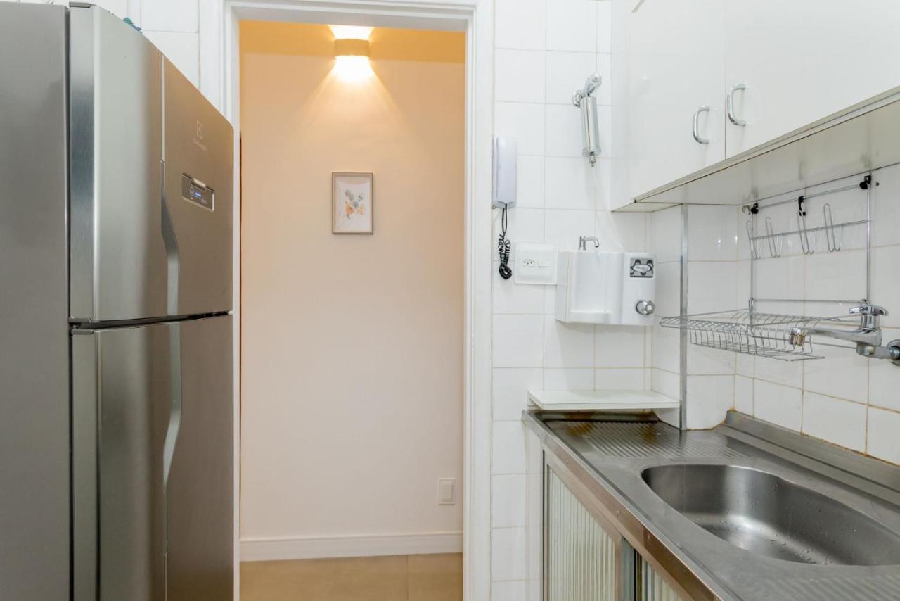 Relax Em Copacabana, Quarto E Sala, 150 Mt Da Praia, Cozinha, Maq De Lavar Roupa E Ar ริโอเดจาเนโร ภายนอก รูปภาพ